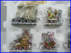 Danbury Mint Garfield Christmas Express Train Set Figurines (Pg157B)