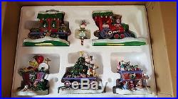 Danbury Mint Garfield Christmas Express Train Set/ Paws Excellent Cond