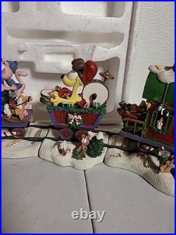 Danbury Mint Garfield & Friends Christmas Express 5 pc Train Set