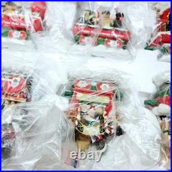 Danbury Mint Pug Christmas Holiday Rail Train Set Figurine 6 Piece Mint in Box