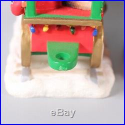 Danbury Mint The Beagle Holiday Rail Train Set 6 Piece Christmas Decor