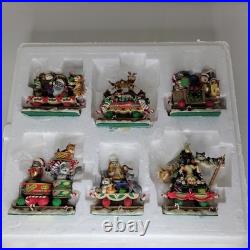 Danbury Mint The Christmas Cat Express Holiday Train Set of 6 Gary Patterson