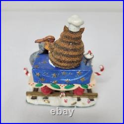 Danbury Mint The Christmas Cat Express Holiday Train Set of 6 Gary Patterson