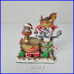 Danbury Mint The Christmas Cat Express Holiday Train Set of 6 Gary Patterson