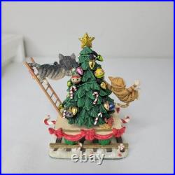Danbury Mint The Christmas Cat Express Holiday Train Set of 6 Gary Patterson
