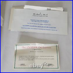 Danbury Mint The Christmas Cat Express Holiday Train Set of 6 Gary Patterson