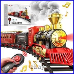 Deluxe Remote Control Train Set with Lights & Sound Perfect for Christmas Fun