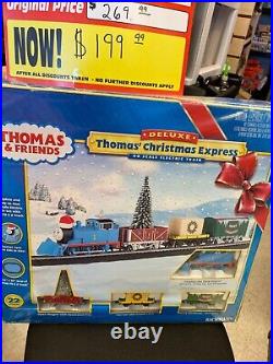 Deluxe thomas the tank engine Christmas express HO train set