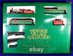 Dept 56 Heritage Village Collection VILLAGE EXPRESS HO Train Set Bachman NEW