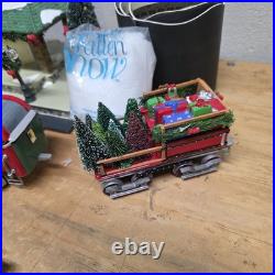 Dept 56 Home For The Holidays Express TRAIN STATION Snow Village Musical Lights