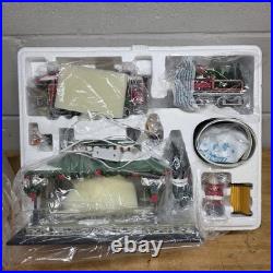Dept 56 Home For The Holidays Express TRAIN STATION Snow Village Musical Lights