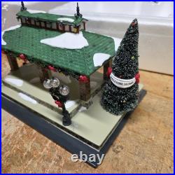 Dept 56 Home For The Holidays Express TRAIN STATION Snow Village Musical Lights