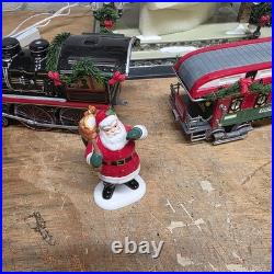 Dept 56 Home For The Holidays Express TRAIN STATION Snow Village Musical Lights