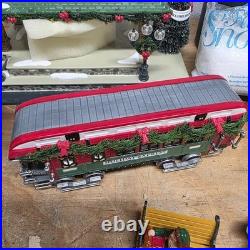 Dept 56 Home For The Holidays Express TRAIN STATION Snow Village Musical Lights