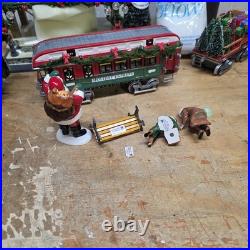 Dept 56 Home For The Holidays Express TRAIN STATION Snow Village Musical Lights