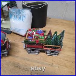 Dept 56 Home For The Holidays Express TRAIN STATION Snow Village Musical Lights