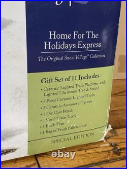 Dept 56 Home For The Holidays Express Train Lights & Sound Works 55320 Gift Set