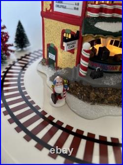 Dept 56 North Pole Series North Star Commuter Train Station #56782 Complete Set