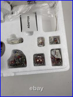 Dept 56 North Pole Series North Star Commuter Train Station #56782 Complete Set