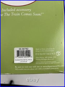 Dept 56 North Pole Series North Star Commuter Train Station #56782 Complete Set