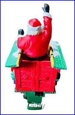 Dillard's Trimmings ANIMATED CHRISTMAS TRAIN SET WithBox No Tracks/Power Source