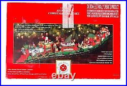 Dillard's Trimmings ANIMATED CHRISTMAS TRAIN SET WithBox No Tracks/Power Source
