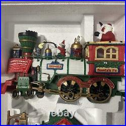 Dillard's Trimmings Christmas Animated Electronic Train Set G Scale Complete