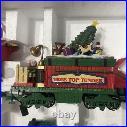 Dillard's Trimmings Christmas Animated Electronic Train Set G Scale Complete