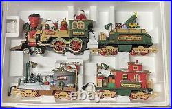 Dillards New Bright Animated Christmas Train Set (G Scale) Complete in Box