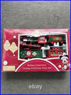 Disney 20 Piece Christmas Train Set Battery Operated holiday play Musical
