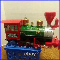 Disney 20 Piece Christmas Train Set Battery Operated holiday play Musical NEW
