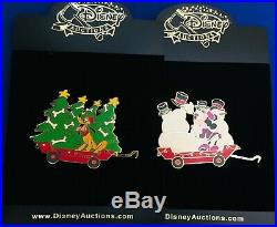 Disney Auctions Fab 5 Christmas Train 5 Pin Set