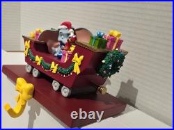 Disney Direct Christmas Stocking Hanger Holder Resin Train Set Décor Vintage