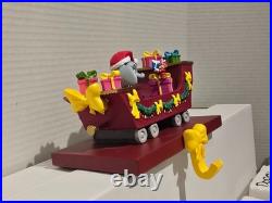 Disney Direct Christmas Stocking Hanger Holder Resin Train Set Décor Vintage