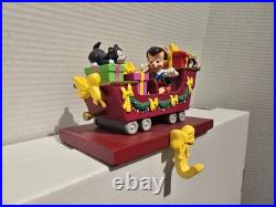 Disney Direct Christmas Stocking Hanger Holder Resin Train Set Décor Vintage