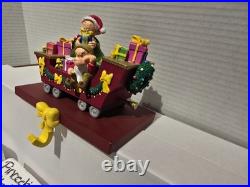 Disney Direct Christmas Stocking Hanger Holder Resin Train Set Décor Vintage