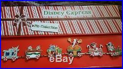 Disney Express Christmas Holiday Train LE 400 2011 Disney Boxed 6 Pin Set Rare