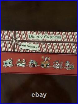Disney Express Holiday Christmas Train Compete Pin Collection Limited Set Of 6