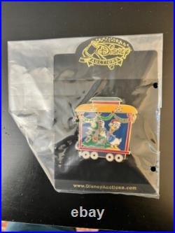 Disney Fab 5 Christmas Train Set 5 Jumbo Pins Limited Edition Of 100 New