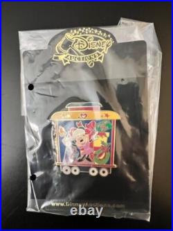 Disney Fab 5 Christmas Train Set 5 Jumbo Pins Limited Edition Of 100 New