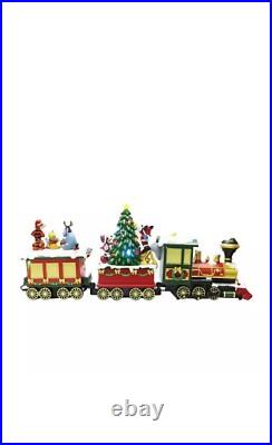 Disney Holiday Train Set With Lights and Music Decor