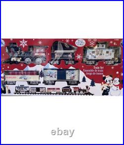 Disney Mickey & Friends Christmas Holiday Lodge Train Set 2021