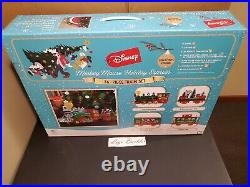 Disney Mickey Mouse Holiday Express 36 Pc Train Set Collector's Edition