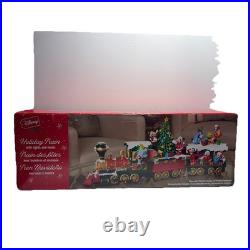 Disney Musical Music Holiday Train Figurine Set 3-piece Lights & Sounds