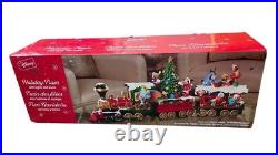 Disney Musical Music Holiday Train Figurine Set 3-piece Lights & Sounds