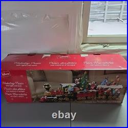 Disney Musical Music Holiday Train Figurine Set 3-piece Lights & Sounds