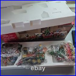 Disney Musical Music Holiday Train Figurine Set 3-piece Lights & Sounds