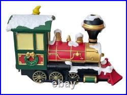 Disney Musical Music Holiday Train Figurine Set 3-piece Lights & Sounds