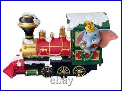 Disney Musical Music Holiday Train Figurine Set 3-piece Lights & Sounds