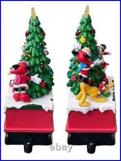 Disney Musical Music Holiday Train Figurine Set 3-piece Lights & Sounds